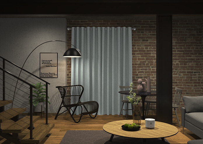 Tussah, Flint - Made to Measure Curtains - Image 7